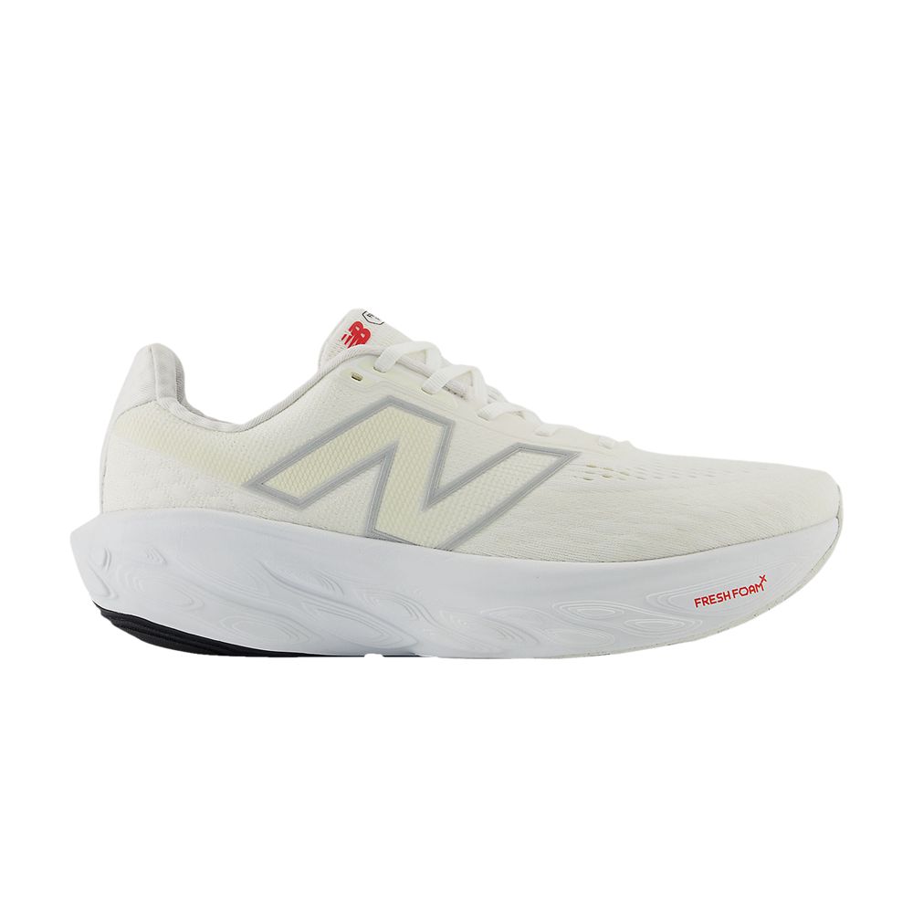 New Balance Fresh Foam X 1080v14 2E Wide 'White Silver Metallic' | Cream | Men's Size 8.5 - M1080W14-2E