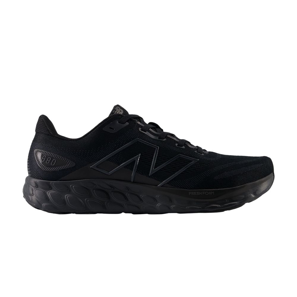 New Balance Fresh Foam 680v8 2E Wide 'Black' | Men's Size 9.5 - M680CK8-2E