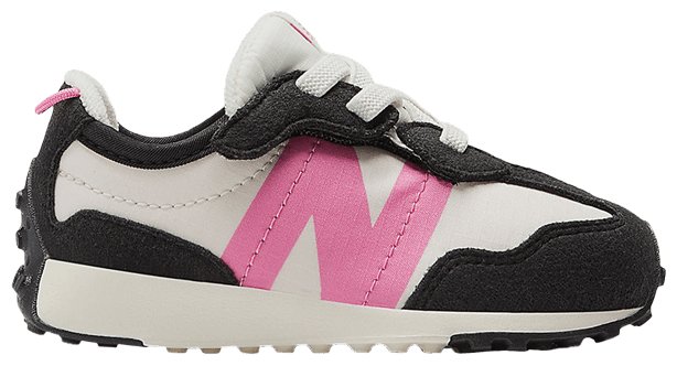 New Balance 327 New B Hook  Loop Toddler Black Real Pink