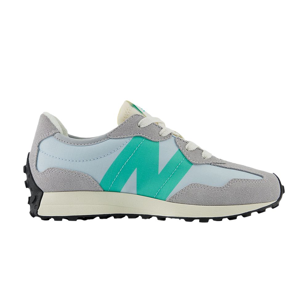 New Balance 327 Little Kid 'Aluminum Grey Cyber Jade' | Blue | Kid's Size 13.5 - PS327VK