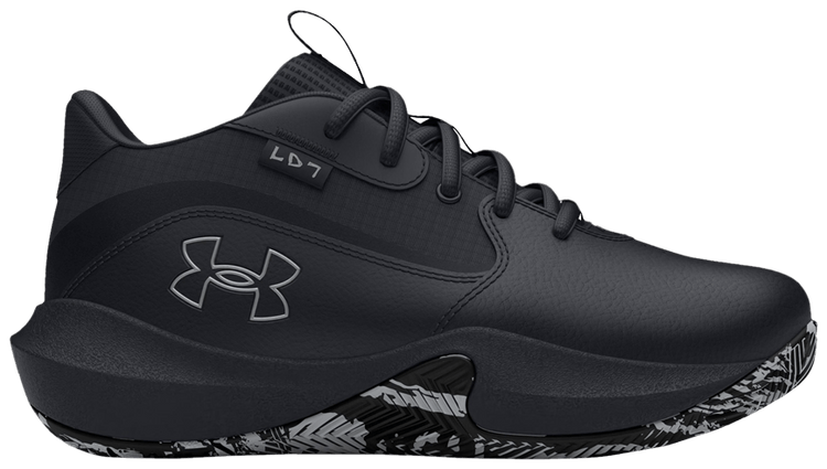 Under Armour Lockdown 7 PS Black Metallic Silver