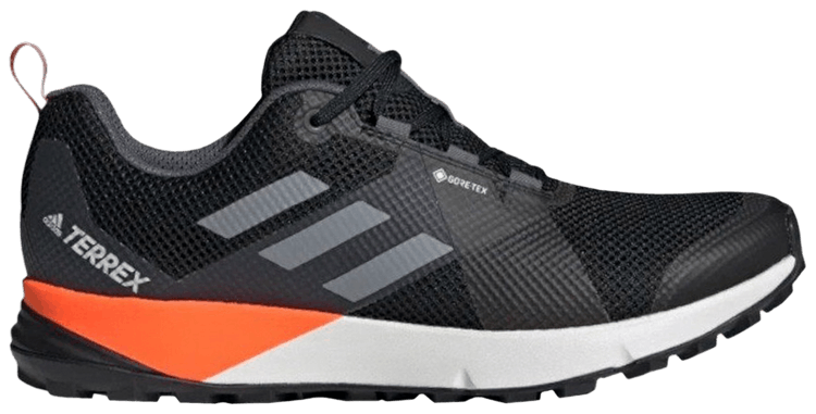 Adidas Terrex Two GORE TEX Black Grey Solar Orange