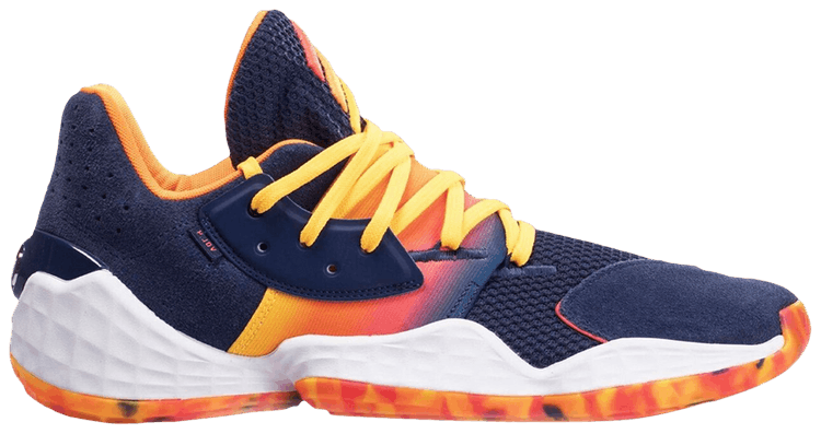 Adidas Harden Vol 4 Tech Indigo Solid Gold