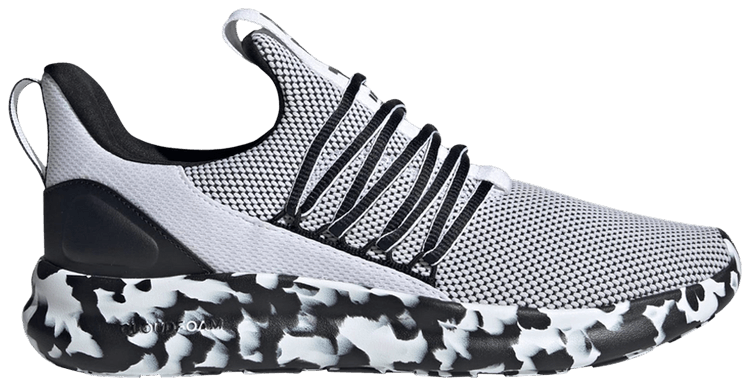 Adidas Lite Racer Adapt 70 White Black Marbled