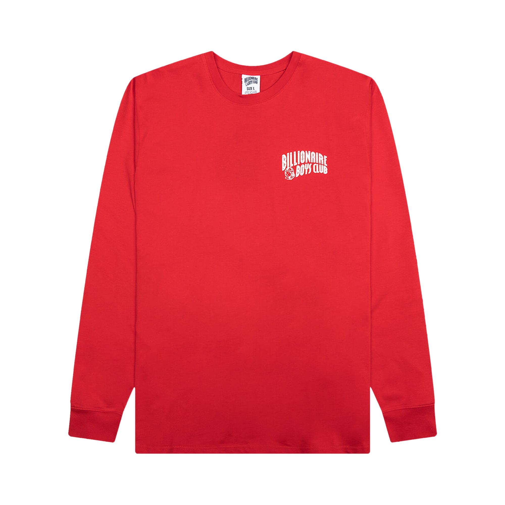 Pre-owned Billionaire Boys Club Arch Long-sleeve T-shirt 'racing Red' | Men's Size L