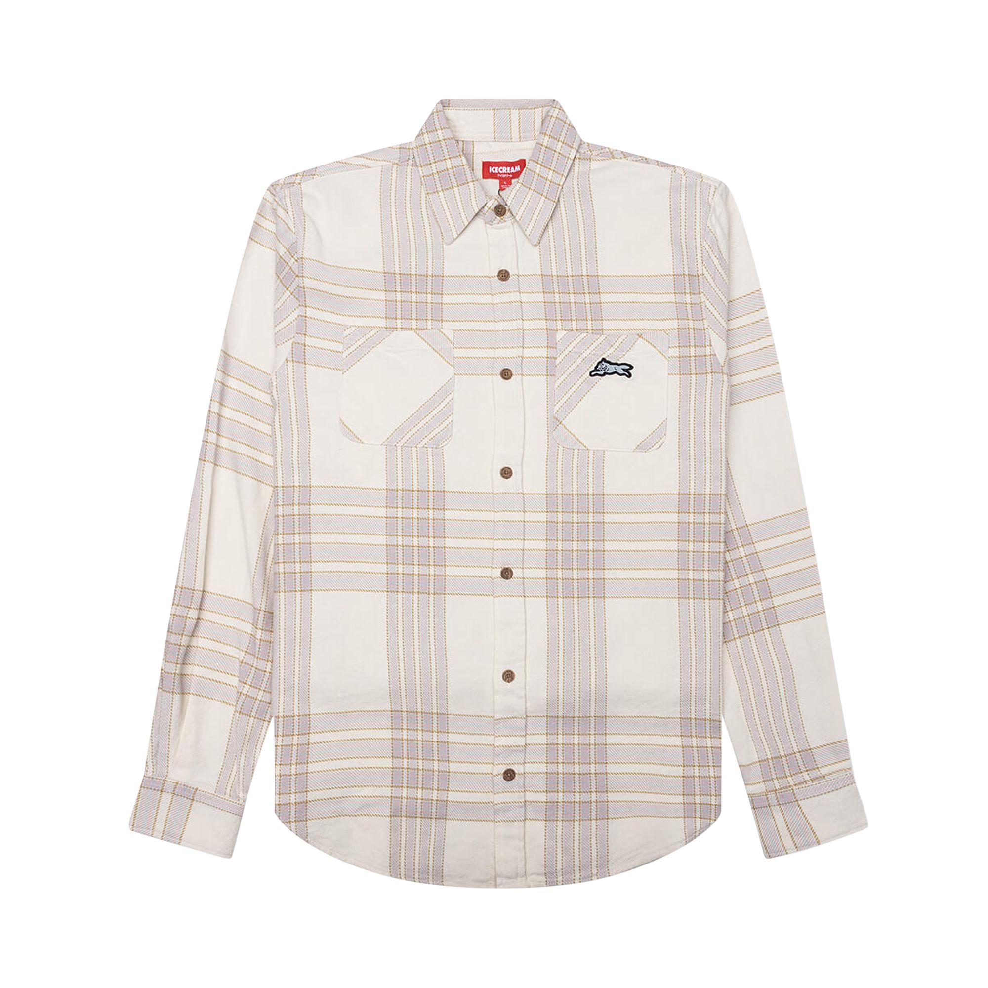 Pre-owned Icecream Snow White Long-sleeve Shirt 'plaid' | Multi-color | Men's Size S
