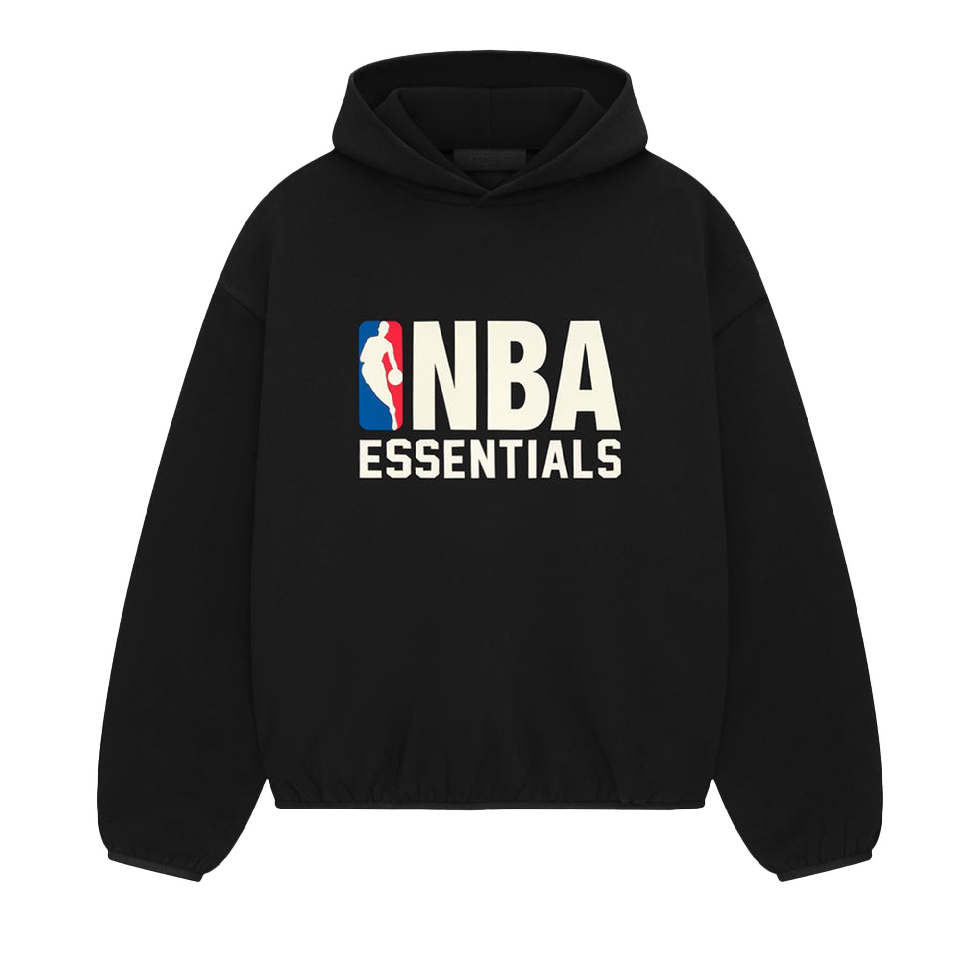 Pre-owned Essentials Fear Of God  X Nba Hoodie 'black'