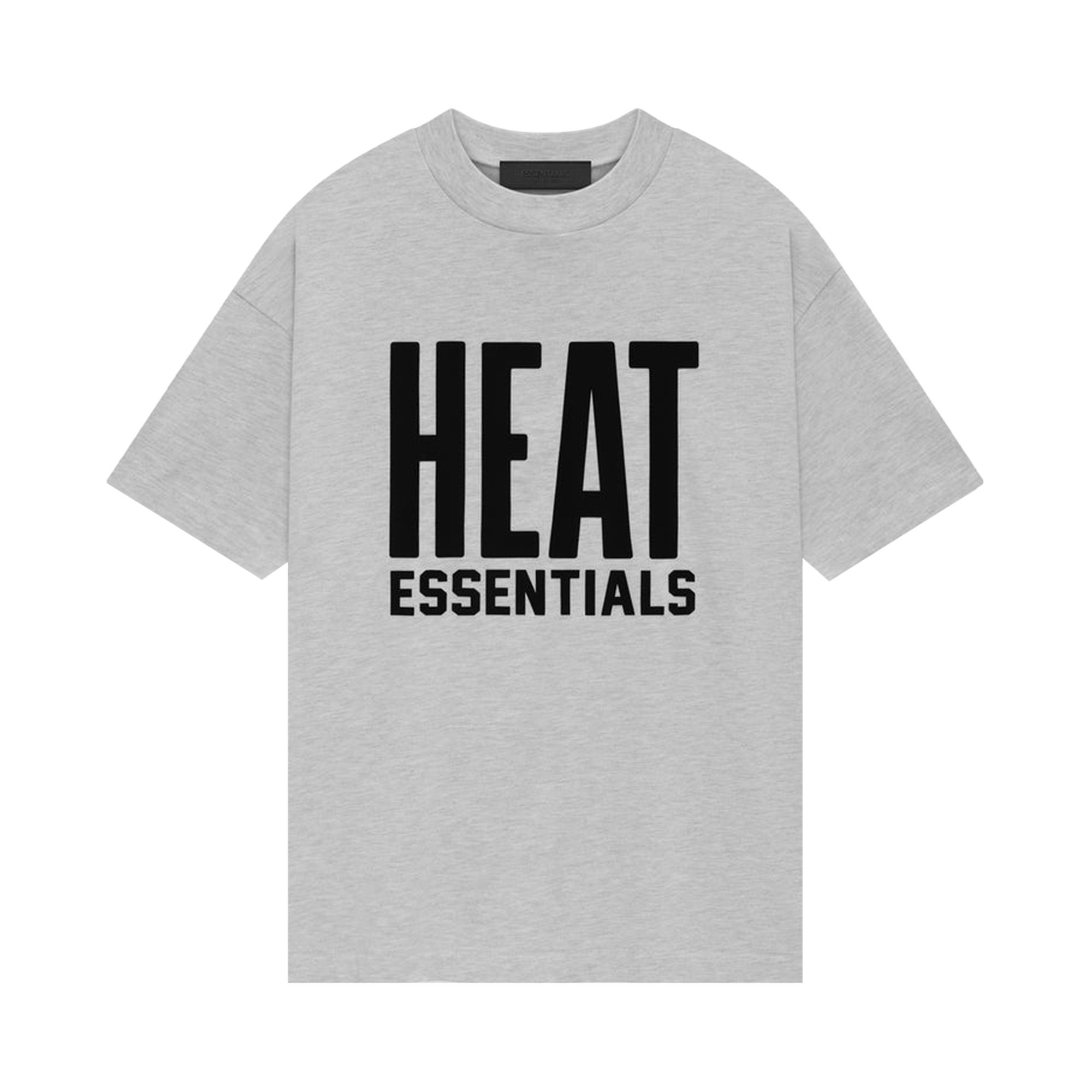 Pre-owned Essentials Fear Of God X Nba Heat Tee 'light Heather' In Gray