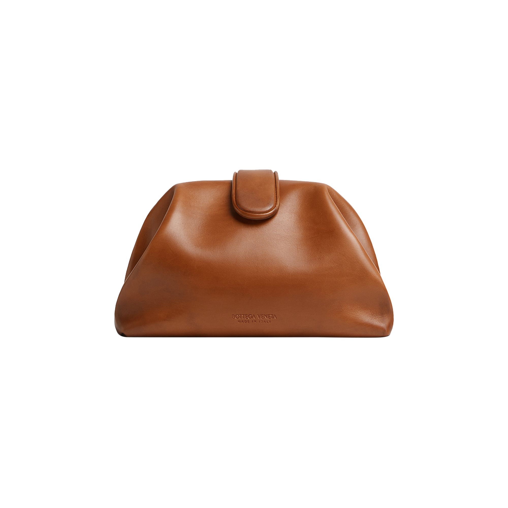 Pre-owned Bottega Veneta Lauren 1980 Clutch Bag 'light Wood/mid Brass' | Brown | Women's Size Onesize