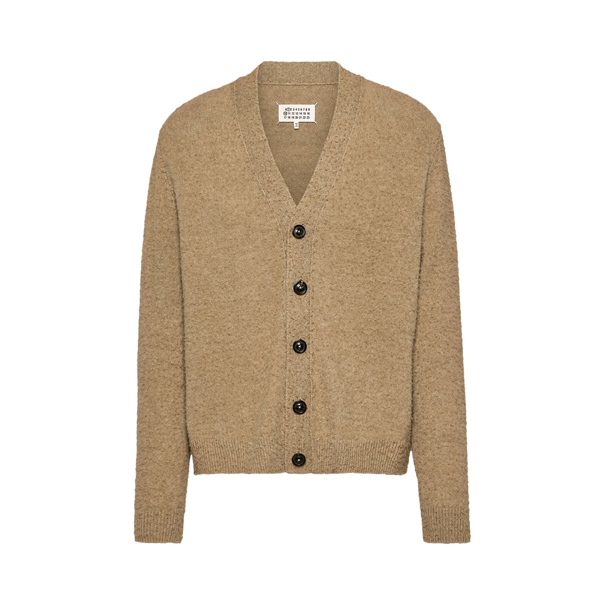 Pre-owned Maison Margiela V-neck Sweater 'walnut' | Tan | Men's Size L In Brown
