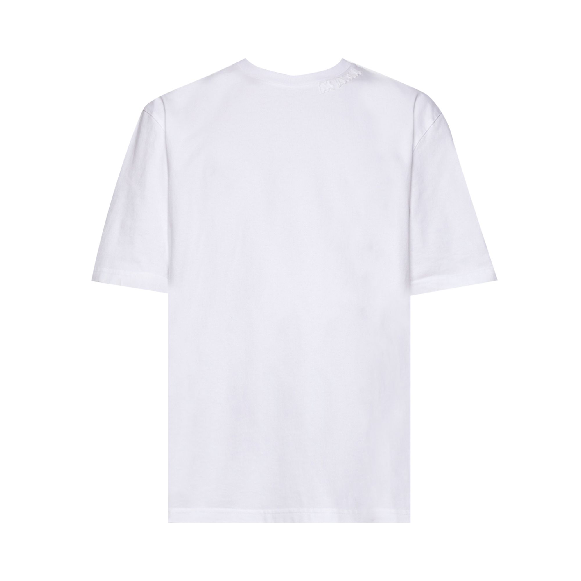 Pre-owned Marni Neck Logo T-shirt 'lily White' | Men's Size 56