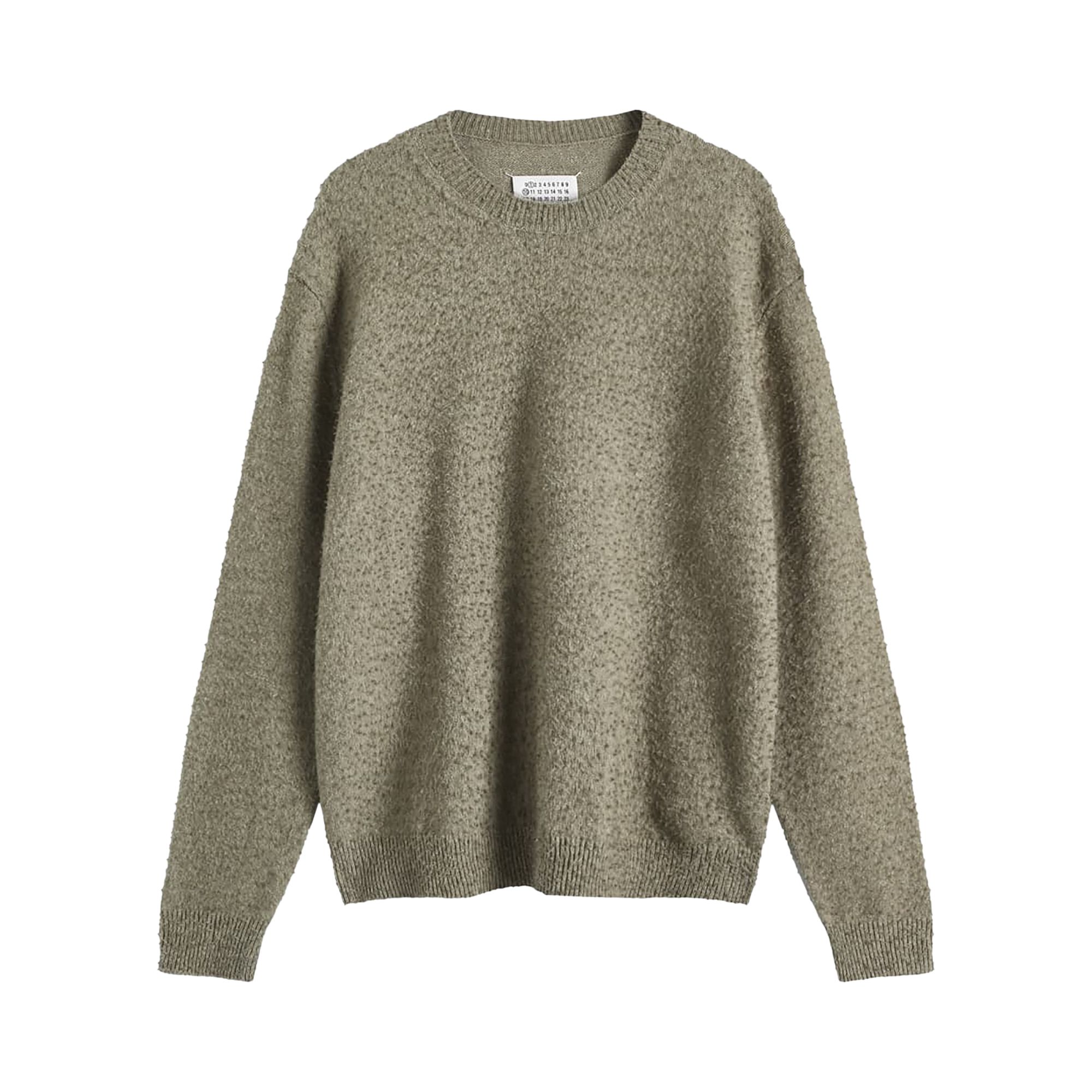 Pre-owned Maison Margiela Crewneck Sweater 'sage Green' | Men's Size L