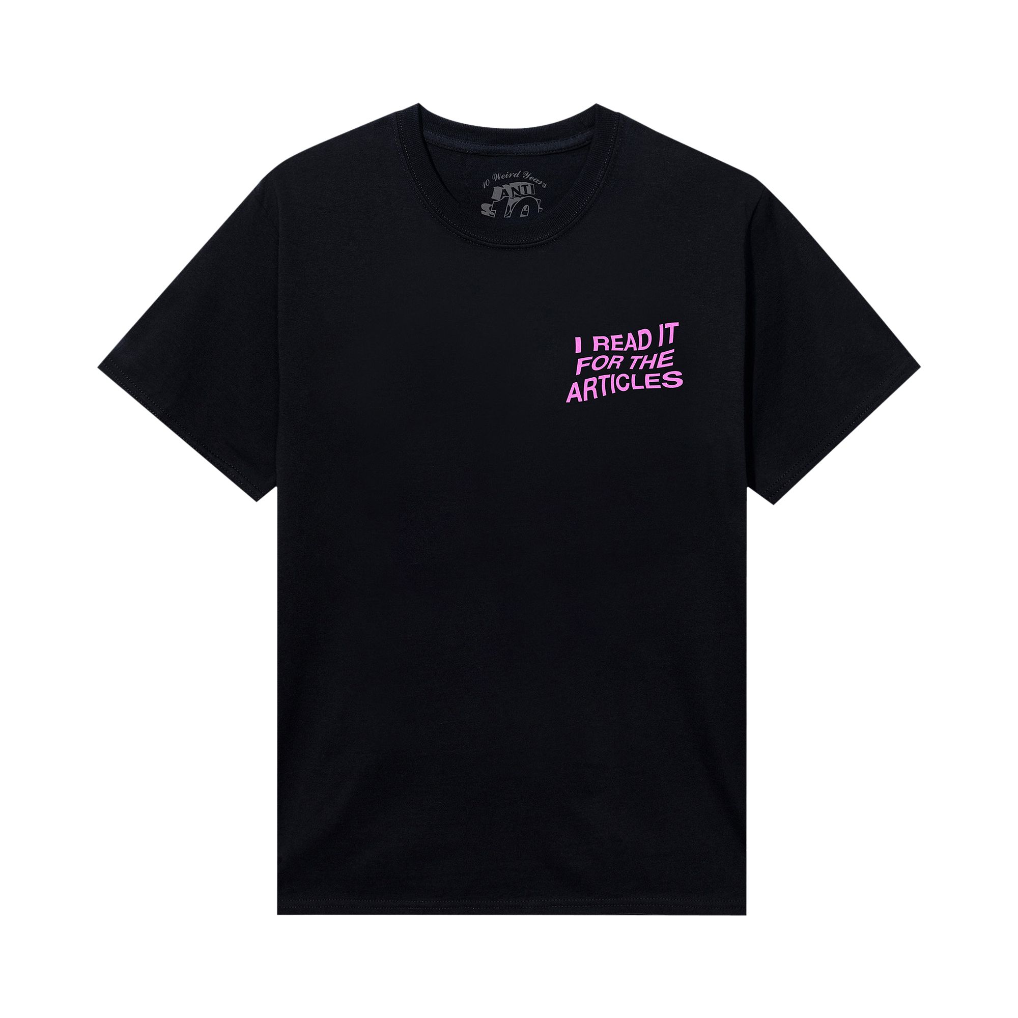 Pre-owned Anti Social Social Club X Playboy Read It Tee 'black' | Men's Size M