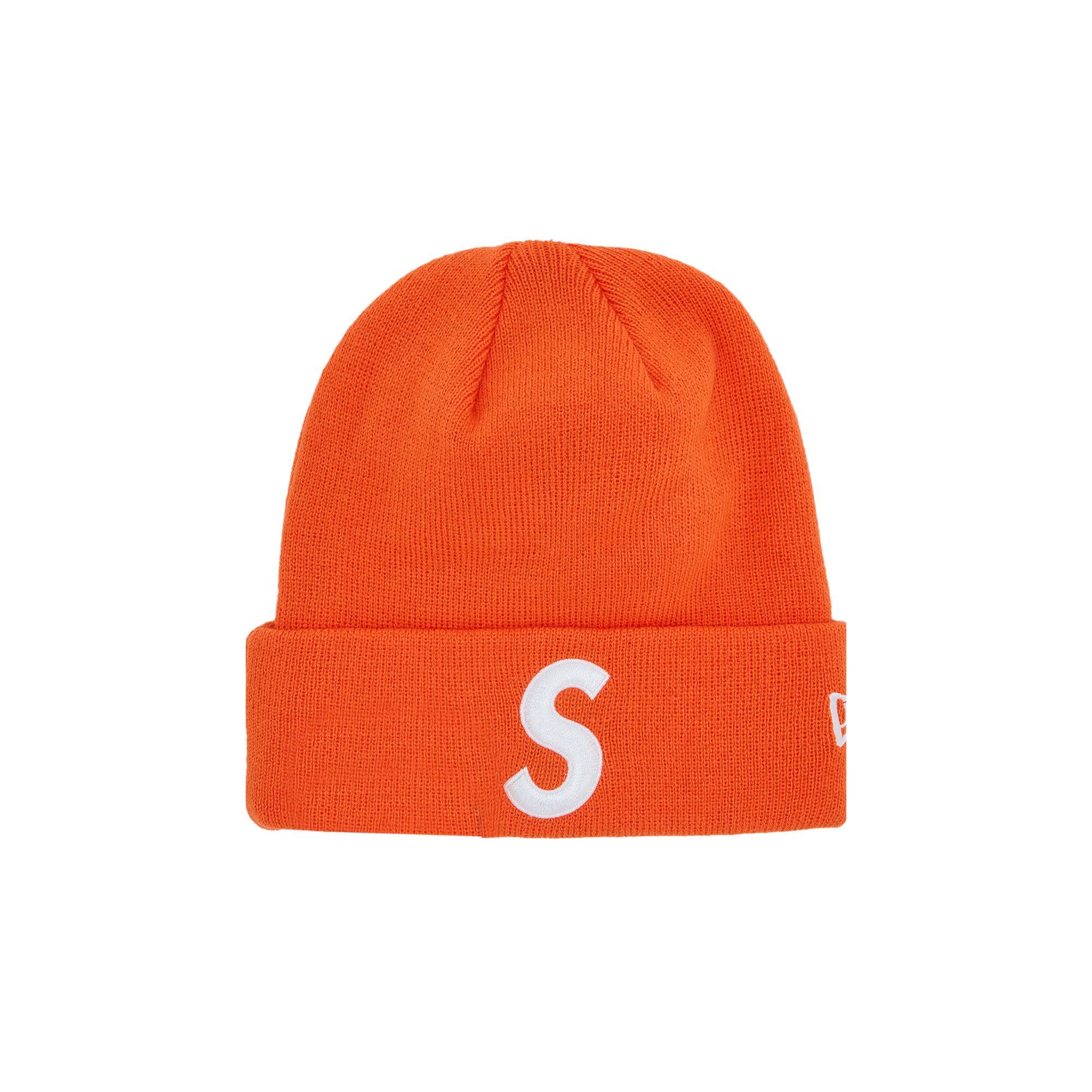 Pre-owned Supreme New Era S Logo Beanie 'orange' | Men's Size Onesize