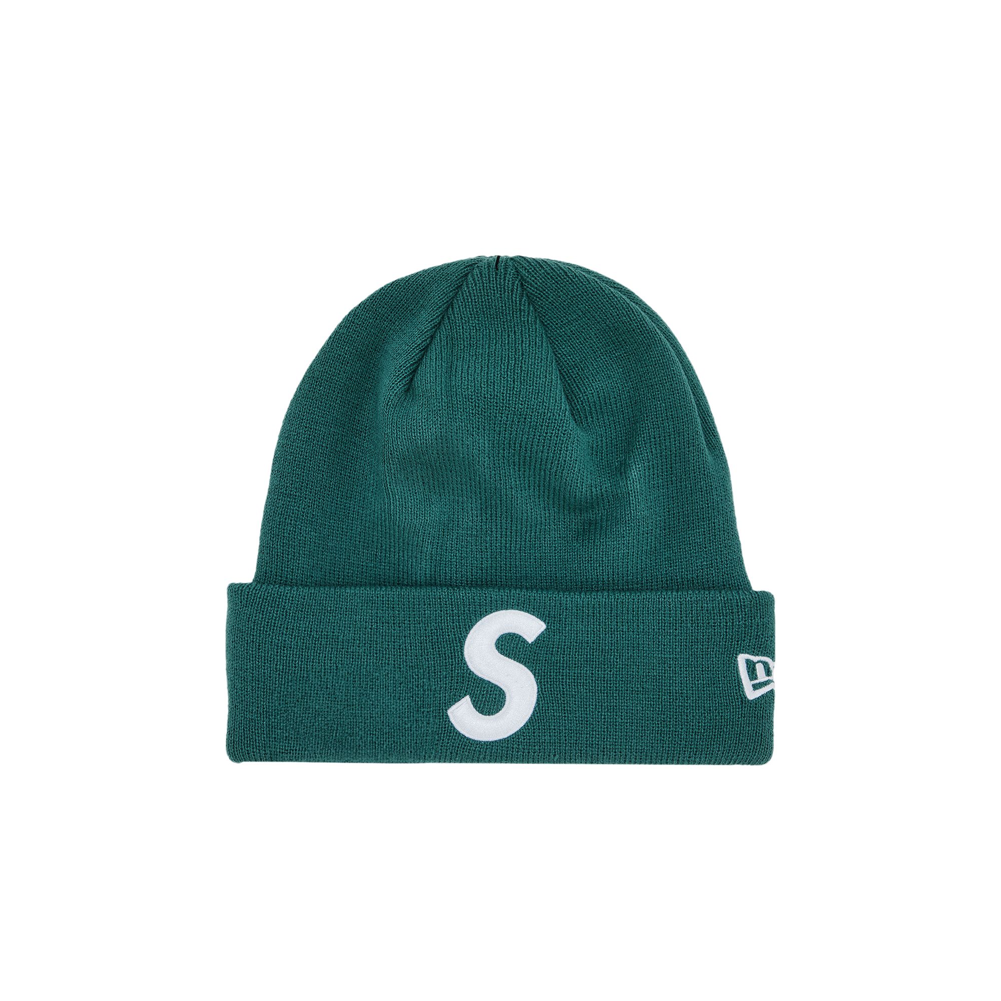 Pre-owned Supreme New Era S Logo Beanie 'pine' | Green | Men's Size Onesize