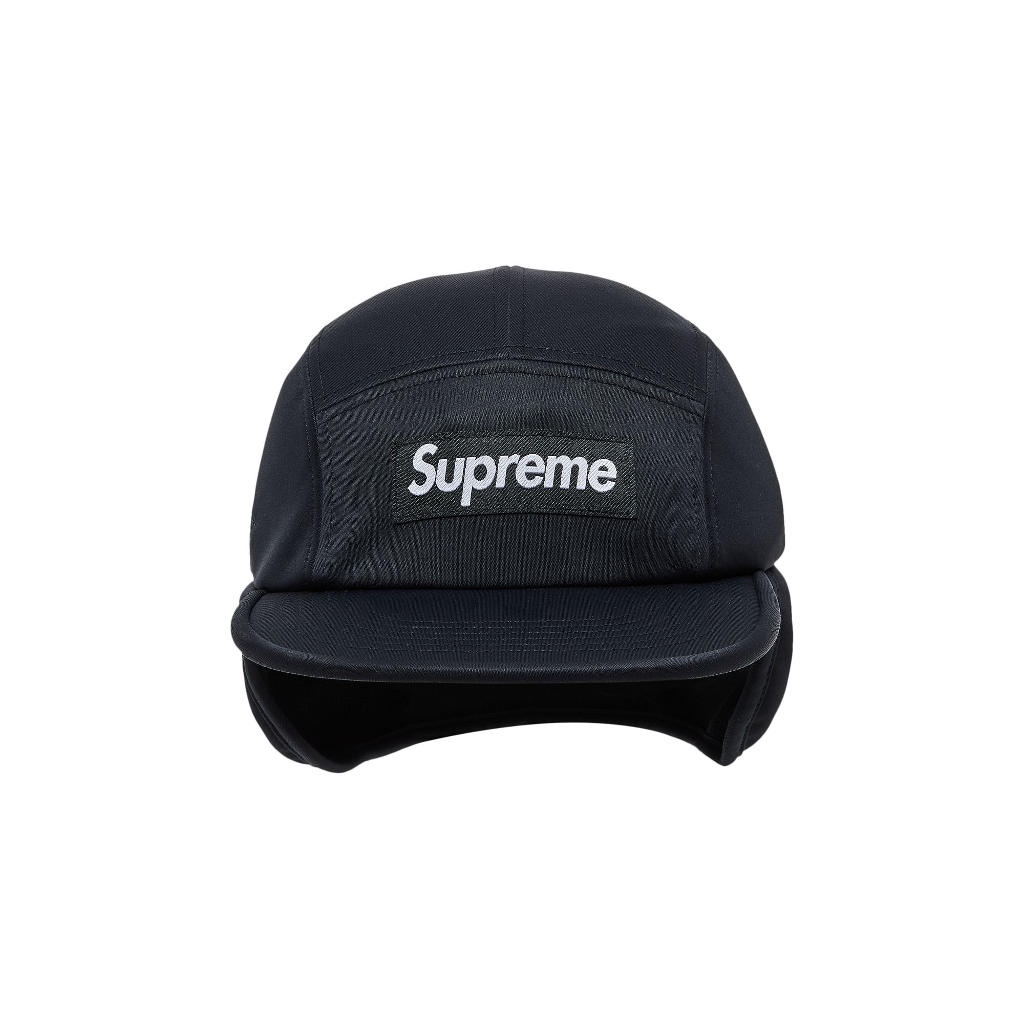 Pre-owned Supreme Windstopper Earflap Camp Cap 'black' | Men's Size Onesize