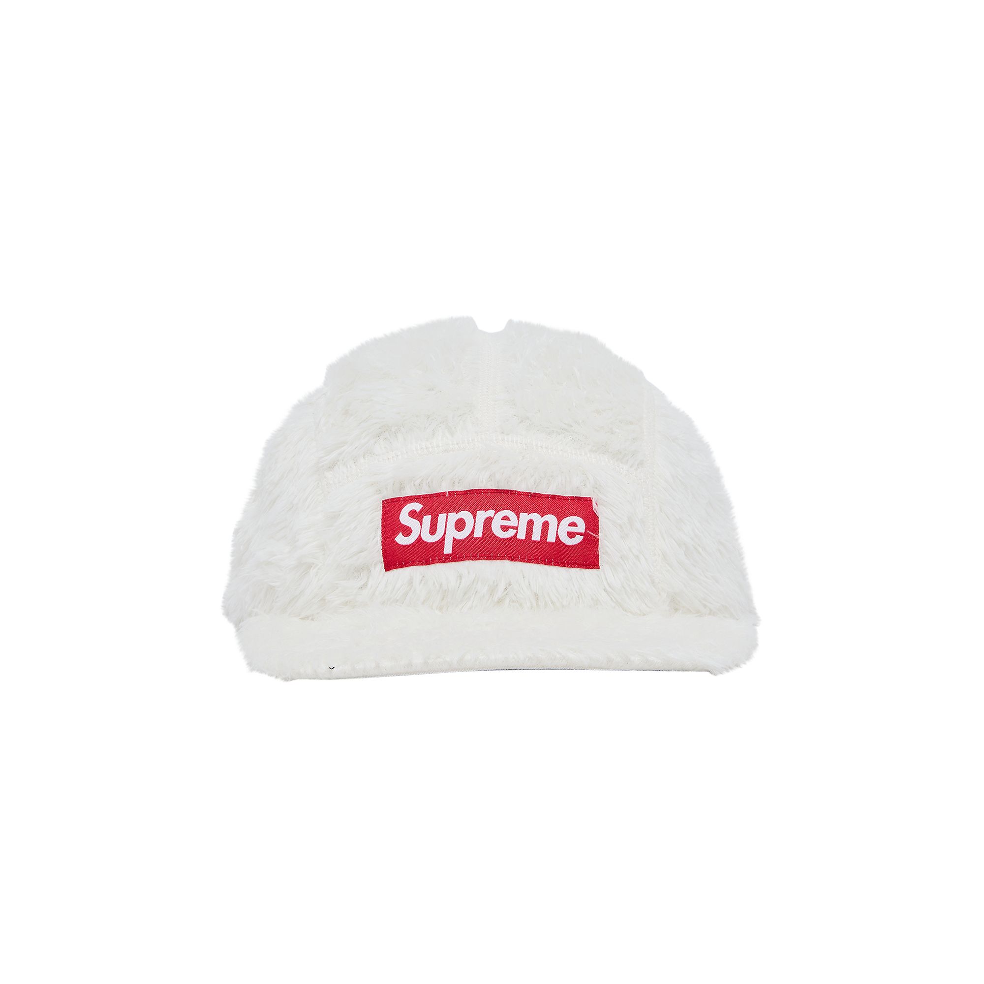 Pre-owned Supreme Fuzzy Camp Cap 'white' | Men's Size Onesize