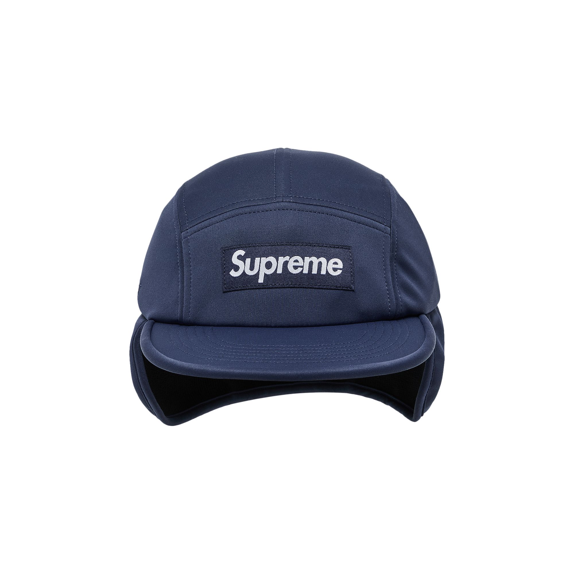 Pre-owned Supreme Windstopper Earflap Camp Cap 'navy' | Blue | Men's Size Onesize