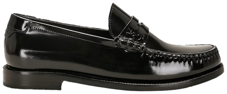 Saint Laurent Wmns Le Loafer Penny Slippers Black