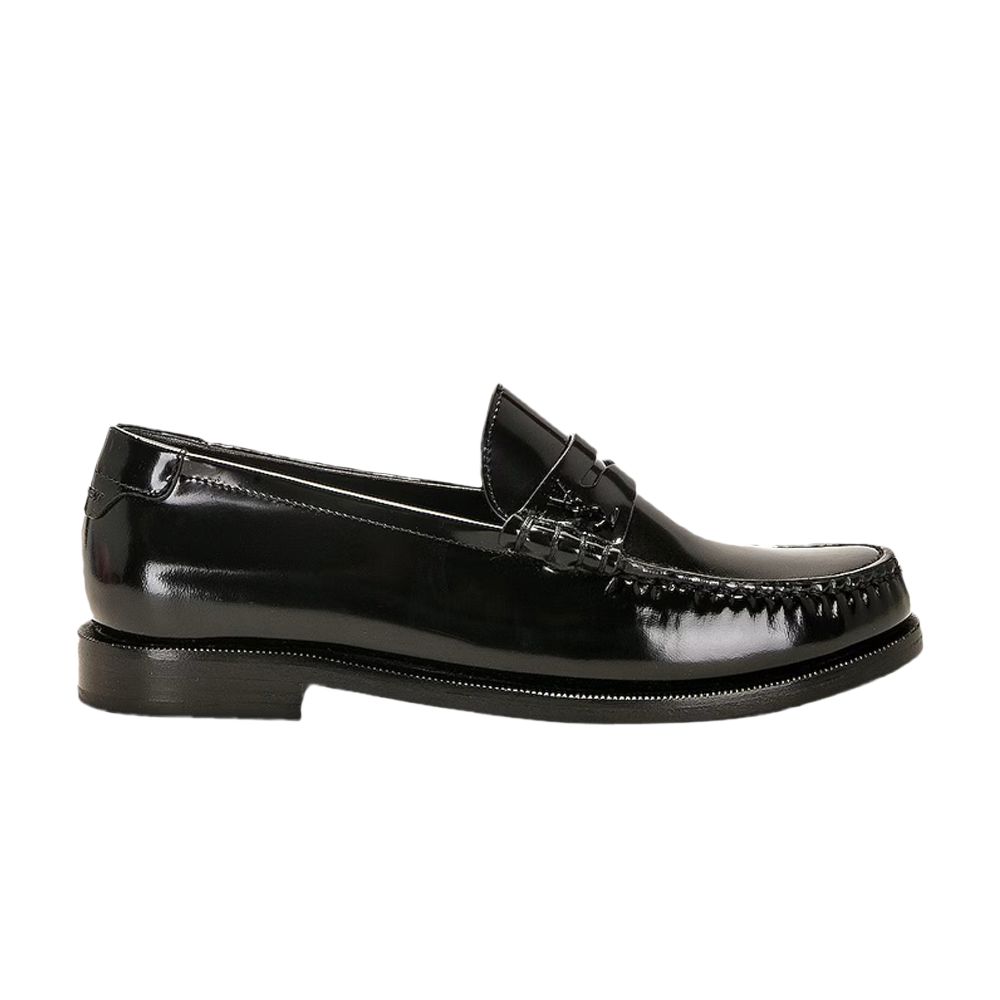 Pre-owned Saint Laurent Wmns Le Loafer Penny Slippers 'black' | Women's Size 35.5