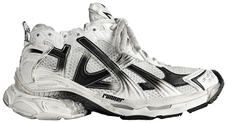 【Balenciaga】RUNNER GRADIENT MESH◆772767WRNGM Buy Balenciaga Wmns Runner Sneaker 'Gradient - White Black