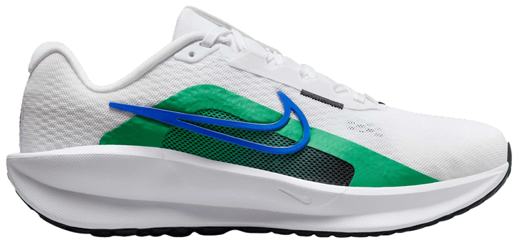 Nike Wmns Downshifter 13 Extra Wide White Stadium Green Racer Blue