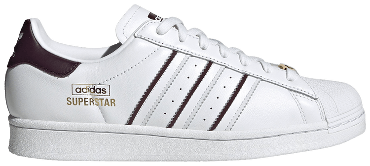 Adidas Superstar Colour Pop   White Shadow Maroon