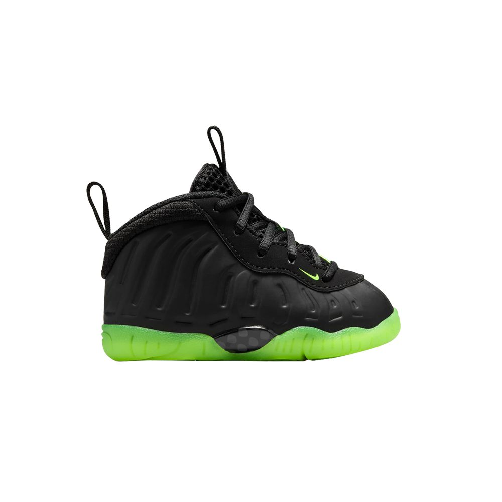 Pre-owned Nike Little Posite One Td 'black Volt' | Infant Size 8