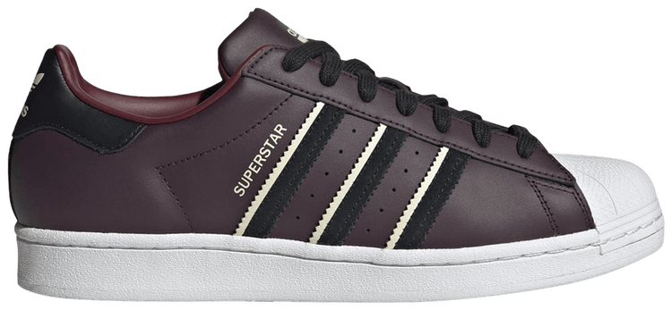 Adidas Superstar Shadow Maroon Black