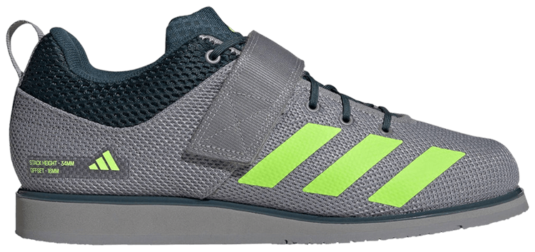 Adidas Powerlift 5 Grey Lucid Lemon