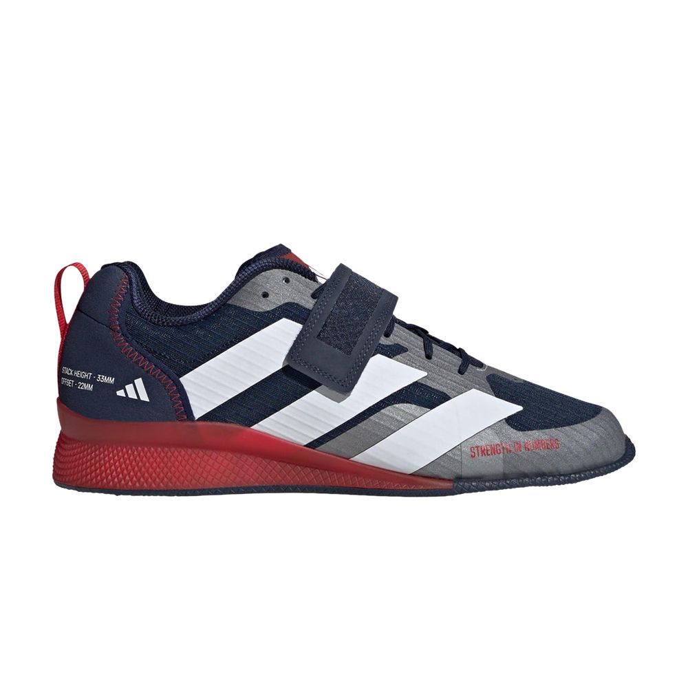 adidas Adipower Weightlifting 3 'Navy Blue Scarlet' | Men's Size 9 - HQ3527
