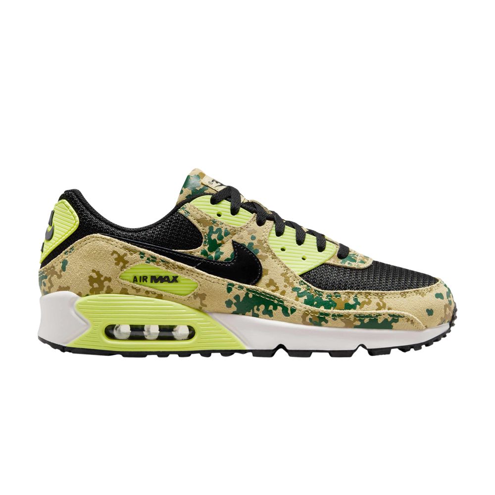 Nike Air Max 90 Premium 'Camo Pack - Gold Light Lemon Twist' | Tan | Men's Size 7 - IF1721-700