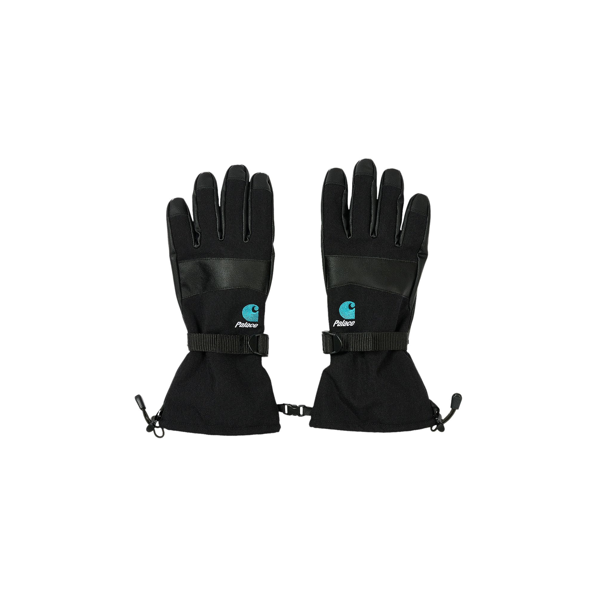 Pre-owned Palace X Carhartt Wip Duty Glove 'black' | Men's Size Onesize