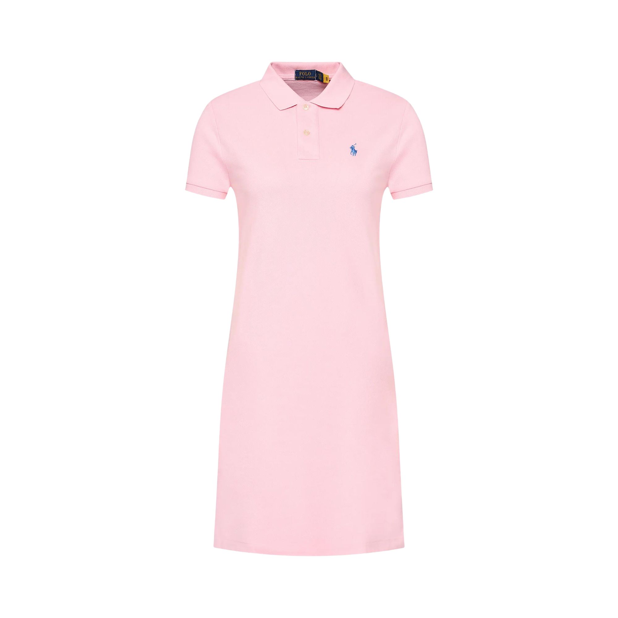Pre-owned Polo Ralph Lauren Mesh Polo Short-sleeve Dress 'carmel Pink'
