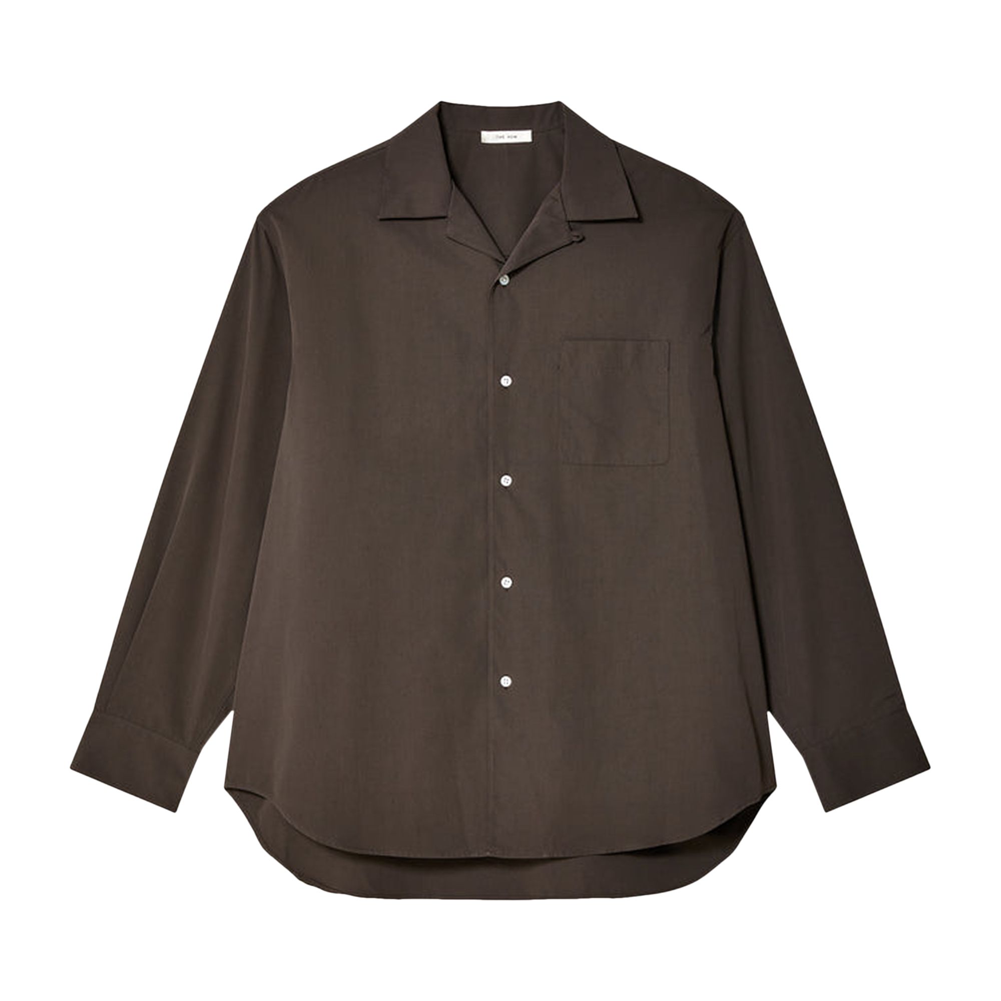Pre-owned The Row Anthony Shirt 'brown' | Men's Size L