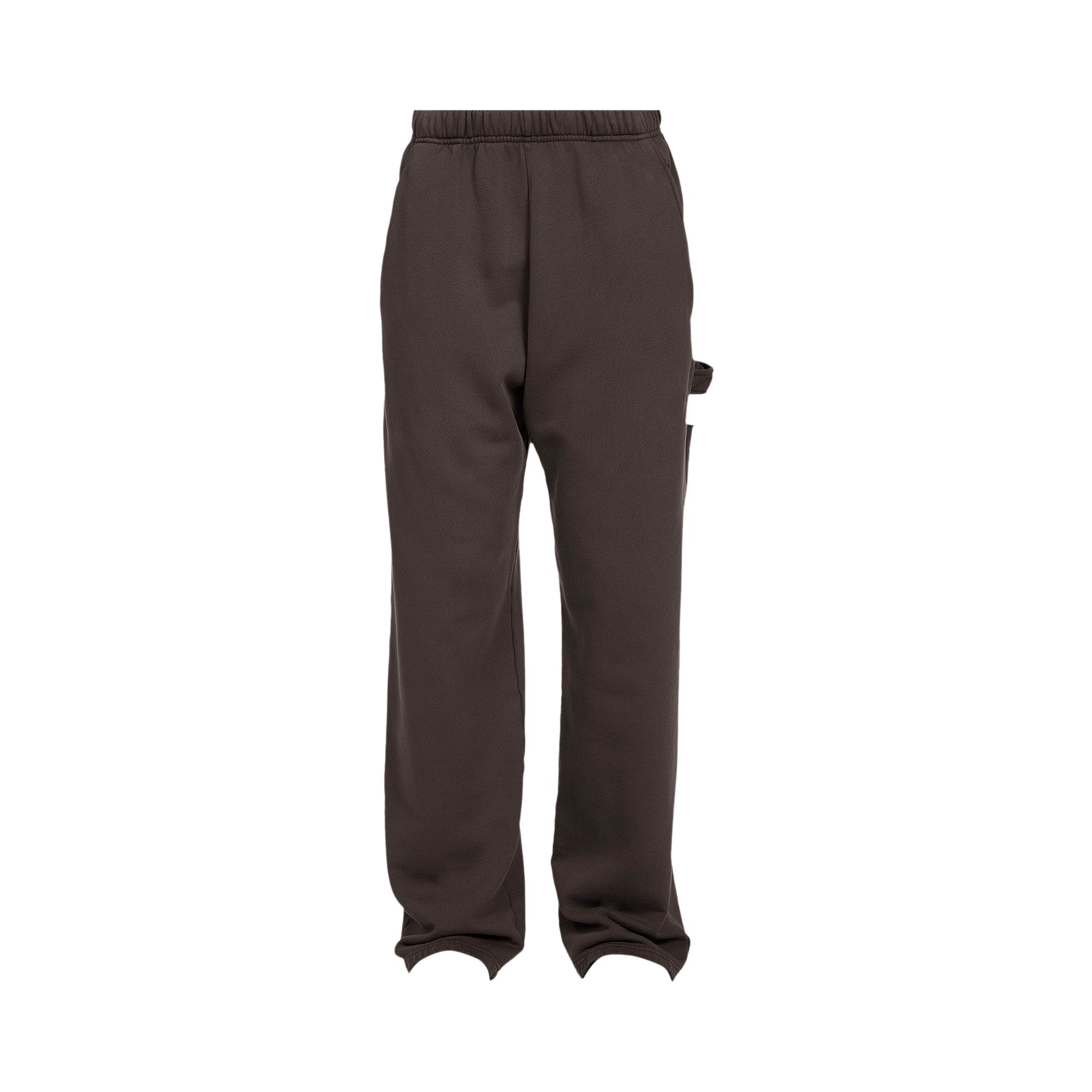 Pre-owned Les Tien Utility Puddle Pants 'washed Brown Fig' | Men's Size L