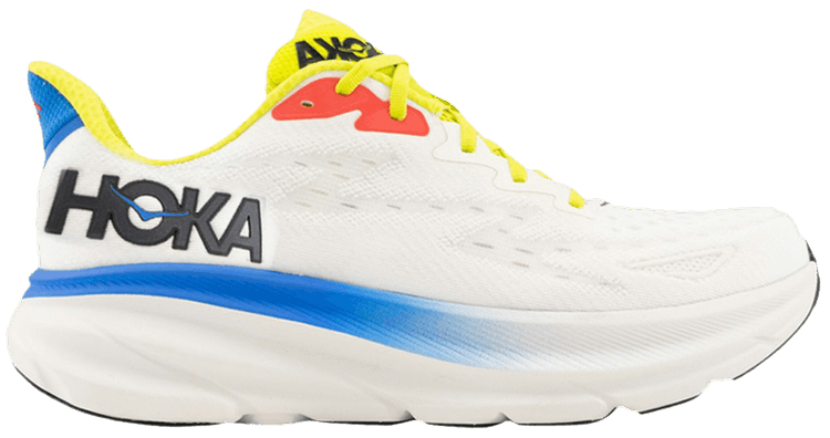 HOKA Clifton 9 Blanc De Blanc Virtual Blue