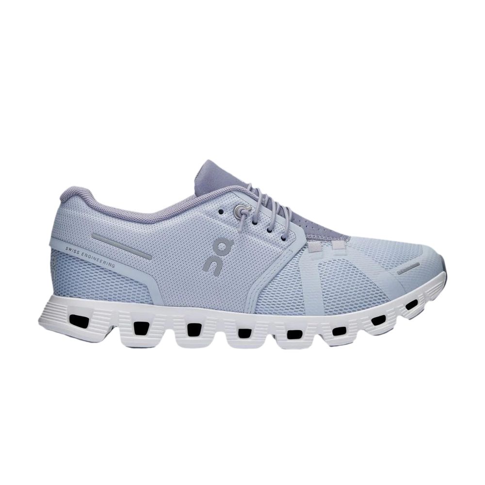 Pre-owned On Wmns Cloud 5 'heather Fossil' | Blue | Women's Size 9.5