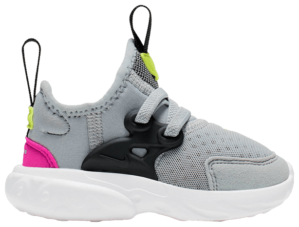 Nike React Presto TD Wolf Grey Rush Pink