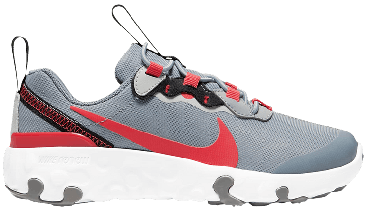 Nike Renew Element 55 PS Particle Grey Track Red