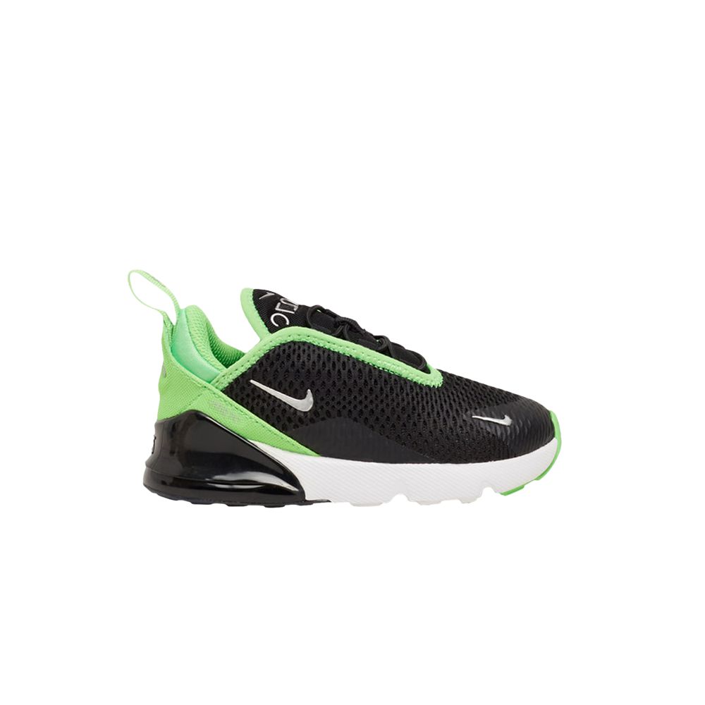Nike Air Max 270 TD 'Black Chrome Green' | Infant Size 7 - DD1646-021