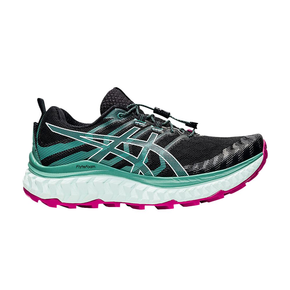 Pre-owned Asics Wmns Trabuco Max 'black Soothing Sea' | Women's Size 6
