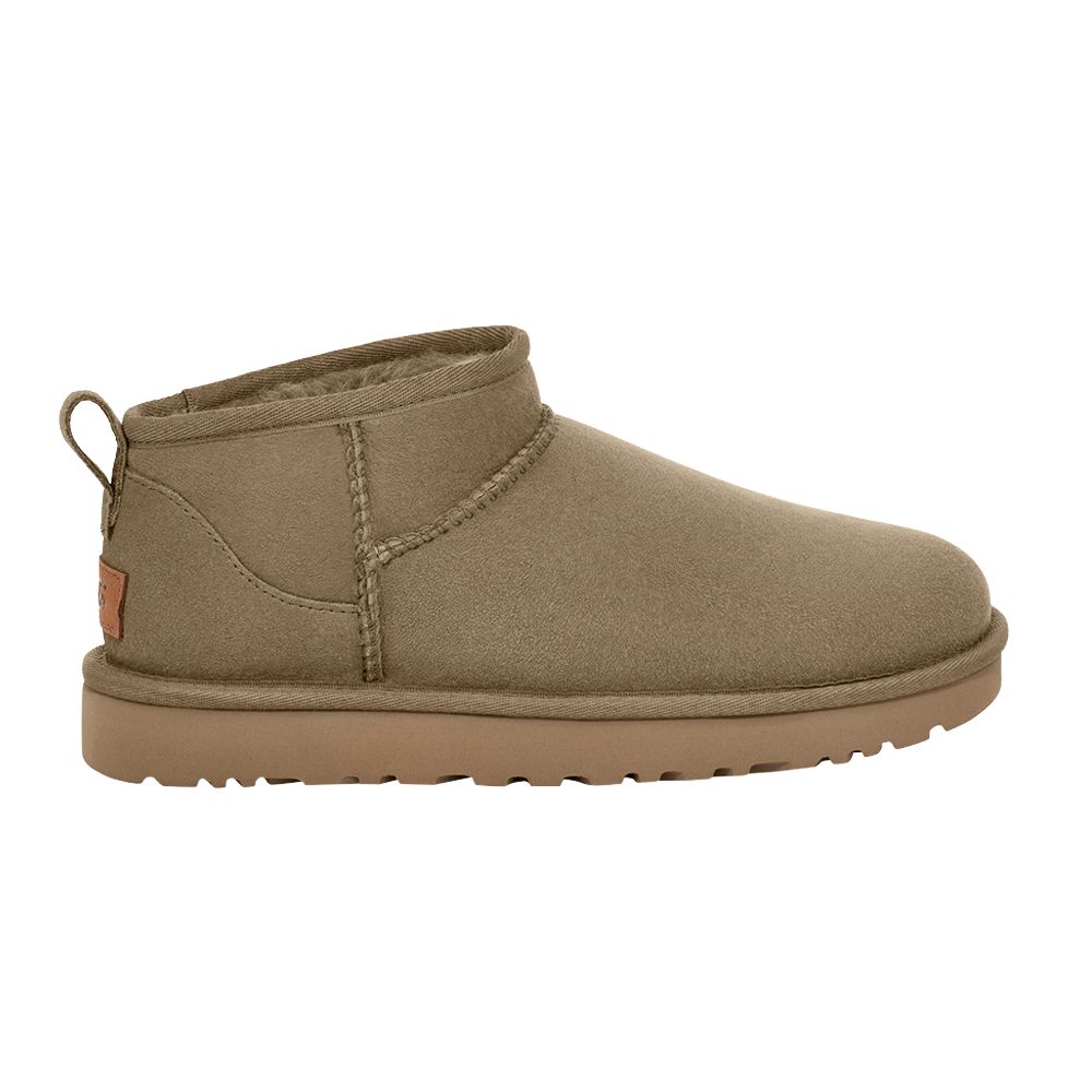 Pre-owned Ugg Wmns Classic Ultra Mini Boot 'antilope' In Brown