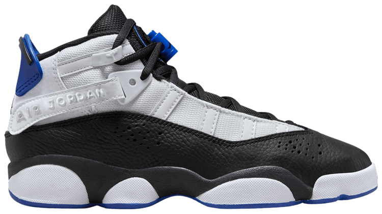 Air Jordan 6 Rings GS White Black Game Royal