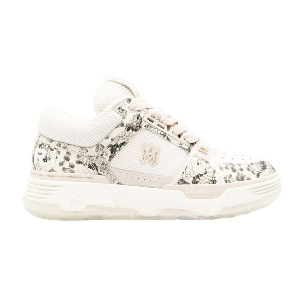 Pre-owned Amiri Ma-1 'snakeskin Alabaster' | Cream | Men's Size 43