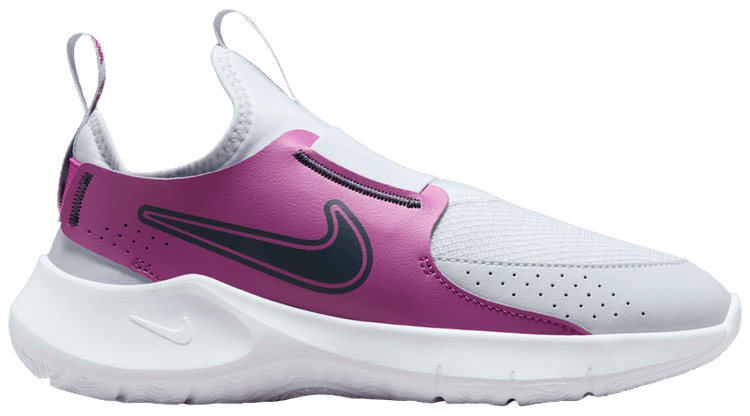 Nike Flex Runner 3 GS Football Grey Hot Fuchsia