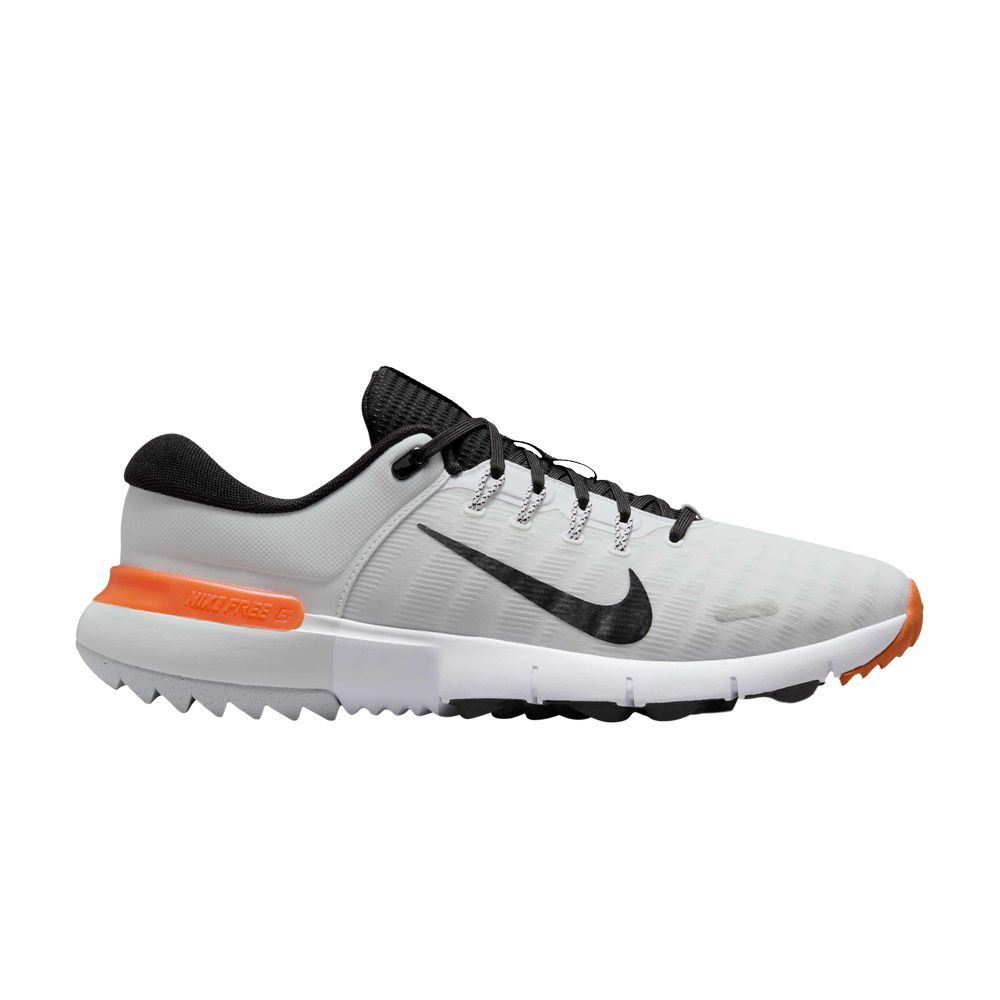 Nike Free Golf Next Nature Wide 'White Safety Orange Black' | Men's Size 9.5 - FQ7875-103