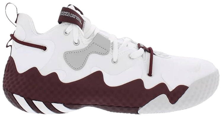 Adidas Harden Vol 6 White Maroon