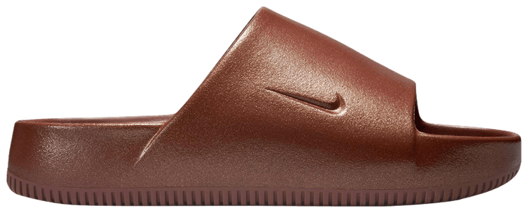 Nike Wmns Calm Slide Shimmery Red Sepia