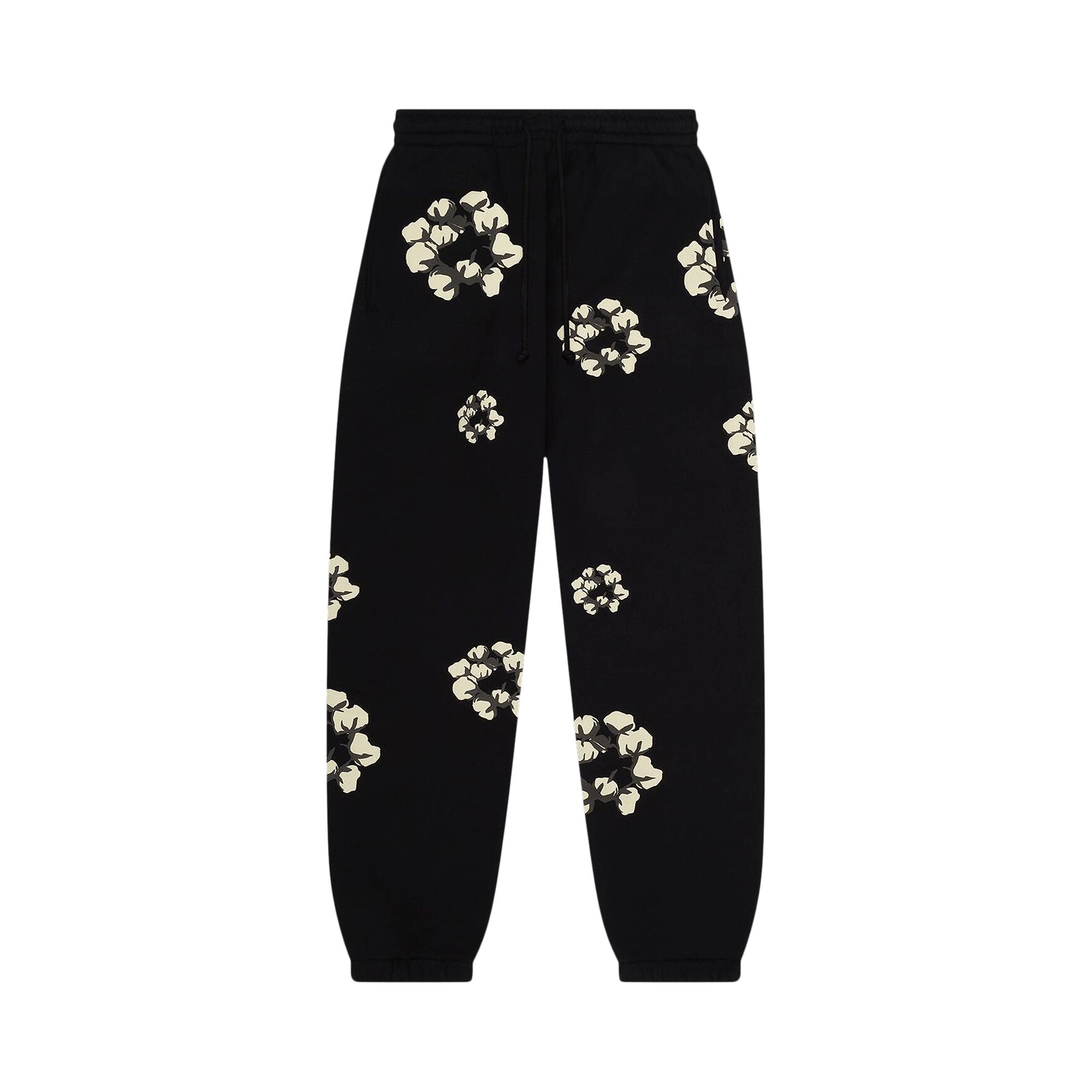 Pre-owned Denim Tears X Cactus Plant Flea Market Cactus Tears Wreath Sweatpants 'black' | Men's Size L